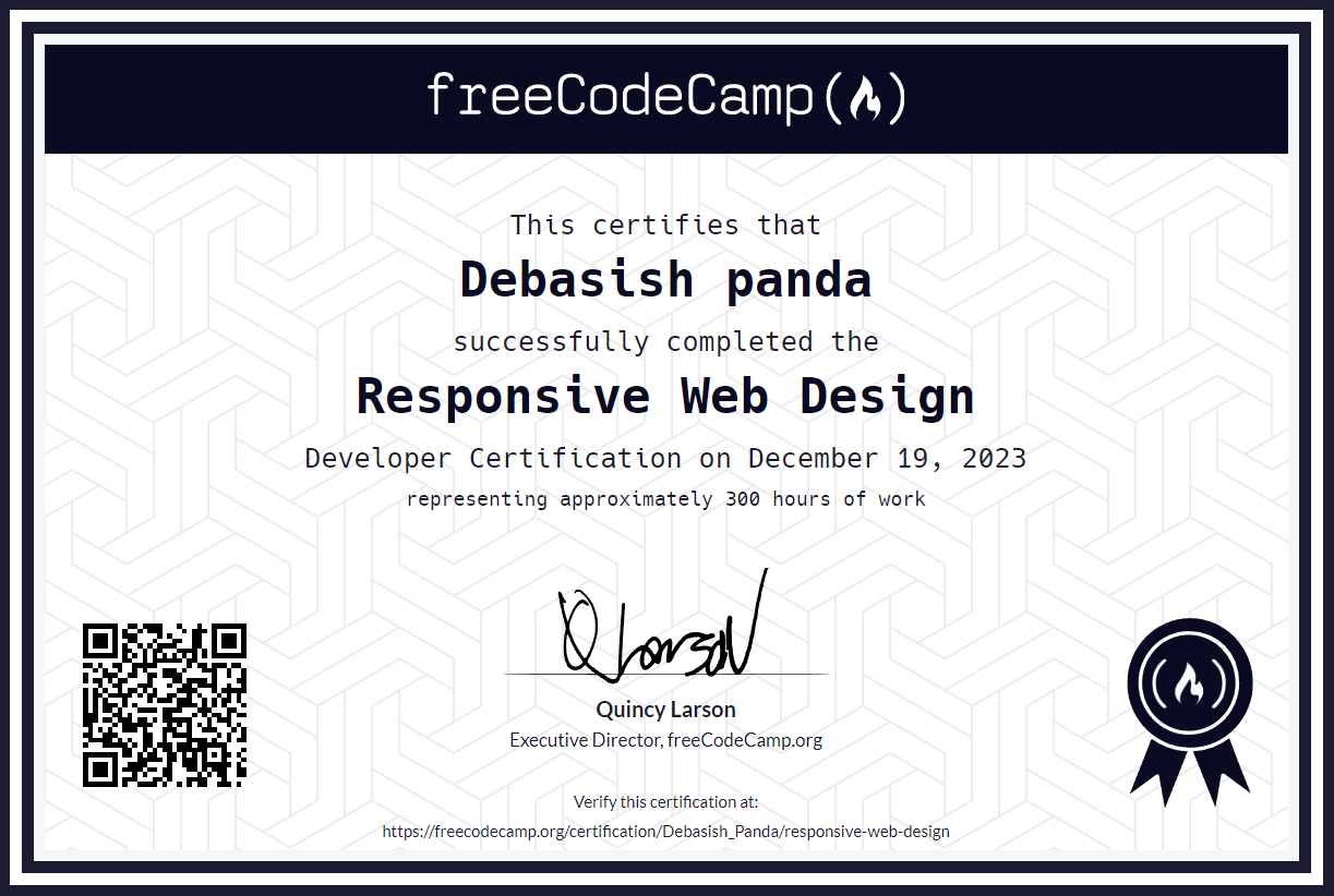 responsive-web-design certificate